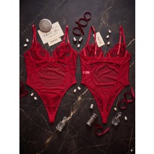 Elarin Dantel Transparan Body Kadın Iç Giyim