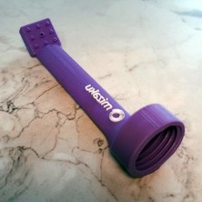 Cekar Store Taşınabilir Tuvalet Duşu Taharet Musluğu Portatif T 1 Litre ve Üzeri Pet Şişeler Için - 2026 Yeni Model (Mor)