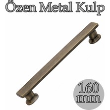 Badem10 Özen Çizme Antik Sarı Çekmece Kulp 160 mm Dayanıklı Metal Dolap Kulpu Şık Tasarım Mobilya Aksesuarı