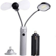 Pileli Store Pervane ve Mıknatıslı Masa Lambası WT-093