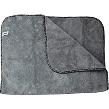 Cekar Store 2316 Mikrofiber Peluş Oto Kurulama ve Temizlik Bezi Büyük Boy 60X90 Cm. Gri