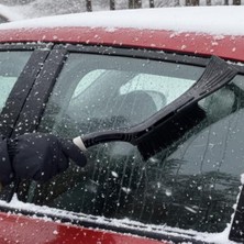 Cekar Store Araba Buz Kazıyıcı Araç Cam Kar Temizleyici Fırçası Oto Ön Camı Kırıcı Kazıma Aparatı Temizleme Kış Kırağı