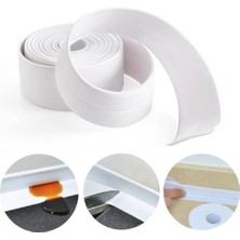 Cekar Store Sızdırmaz Derz Bandı 3.2 M Banyo Küvet Mutfak Lavabo Beyaz Su Sızdırmaz Bant Su Geçirmez Kenar Bandı Sızdırmazlık Tamiri.
