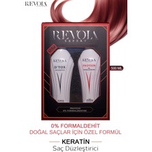 Revola Expert Keratin Protein Saç Bakım Seti %0 Formaldehit Brezilya Fönü Etkili 500 ml