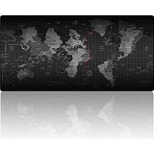 Cekar Store World Map Dünya Haritası Oyuncu Gaming Mouse Pad 90X40 Kaymaz Kauçuk Taban