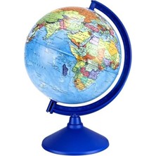 Cekar Store Dünya Küresi 26 cm Siyasi Yer Küre Kırılmaz Özellikli Yazılabilir Harita Yüksek Kalite (Işıksız)