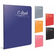 Anonim Gıpta C Book Defter Tel Dikiş Plastik Kapak A4 40 Yaprak Çizgili