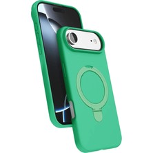 Anka Cep Cep Telefonu Aksesuarları Apple iPhone 17 Air Regal Magsafe Standlı Silikon Kapak