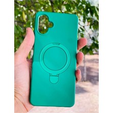 Anka Cep Cep Telefonu Aksesuarları Samsung Galaxy A06 Kılıf Regal Mgsafe Içi Kadife Soft Standlı Silikon Kapak