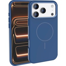 Anka Cep Cep Telefonu Aksesuarları Apple iPhone 17 Pro Kılıf Magsafe Şarj Özellikli Metal Kamera Çerçeveli Edi Silikon Kapak