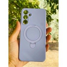 Anka Cep Cep Telefonu Aksesuarları Samsung Galaxy A55 5g Kılıf Regal Mgsafe Içi Kadife Soft Standlı Silikon Kapak