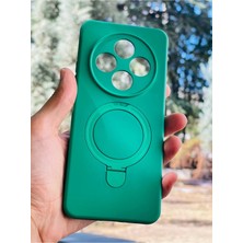 Anka Cep Cep Telefonu Aksesuarları Xiaomi Redmi 14C Kılıf Regal Mgsafe Içi Kadife Soft Standlı Silikon Kapak