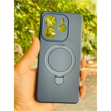 Anka Cep Cep Telefonu Aksesuarları Redmi Note 14 4g Kılıf Regal Mgsafe Içi Kadife Soft Standlı Silikon Kapak