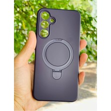 Anka Cep Cep Telefonu Aksesuarları Samsung Galaxy A55 5g Kılıf Regal Mgsafe Içi Kadife Soft Standlı Silikon Kapak
