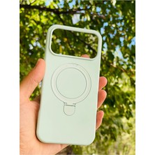 Anka Cep Cep Telefonu Aksesuarları Apple iPhone 17 Pro Max Kılıf Regal Mgsafe Içi Kadife Soft Standlı Silikon Kapak