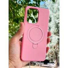 Anka Cep Cep Telefonu Aksesuarları Xiaomi Redmi 13C Kılıf Regal Mgsafe Içi Kadife Soft Standlı Silikon Kapak