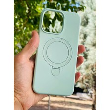 Anka Cep Cep Telefonu Aksesuarları Apple iPhone 16 Pro Max Kılıf Regal Mgsafe Içi Kadife Soft Standlı Silikon Kapak