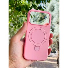 Anka Cep Cep Telefonu Aksesuarları Apple iPhone 17 Pro Kılıf Regal Mgsafe Içi Kadife Soft Standlı Silikon Kapak