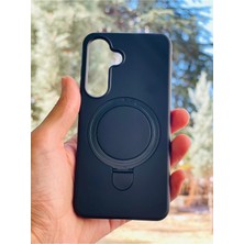 Anka Cep Cep Telefonu Aksesuarları Samsung Galaxy S25 Kılıf Regal Mgsafe Içi Kadife Soft Standlı Silikon Kapak