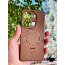 Anka Cep Cep Telefonu Aksesuarları Xiaomi Redmi Note 13 Pro 4g Kılıf Regal Mgsafe Içi Kadife Soft Standlı Silikon Kapak