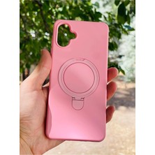 Anka Cep Cep Telefonu Aksesuarları Samsung Galaxy A06 Kılıf Regal Mgsafe Içi Kadife Soft Standlı Silikon Kapak
