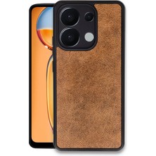 Anka Cep Cep Telefonu Aksesuarları Xiaomi Redmi Note 13 4g Kılıf Aras Deri Görünümlü Kapak + Ekran Koruma + Kablo Koruma