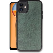 Anka Cep Cep Telefonu Aksesuarları Apple iPhone 11 Kılıf Aras Deri Görünümlü Kapak + Ekran Koruma + Kablo Koruma