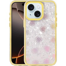 Anka Cep Cep Telefonu Aksesuarları Apple iPhone 15 Kılıf Lumi Desenli Kapak + Ekran Koruma