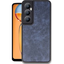 Anka Cep Cep Telefonu Aksesuarları Realme C65 Kılıf Aras Deri Görünümlü Kapak + Kablo Koruma