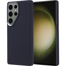 Anka Cep Cep Telefonu Aksesuarları Samsung Galaxy S25 Ultra Kılıf Magsafe Şarj Özellikli Karbon Fiber Görünümlü Nekst Kapak