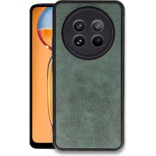 Anka Cep Cep Telefonu Aksesuarları Realme 12 5g Kılıf Aras Deri Görünümlü Kapak + Ekran Koruma + Kablo Koruma