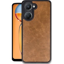 Anka Cep Cep Telefonu Aksesuarları Vivo Y18 Kılıf Aras Deri Görünümlü Kapak + Kablo Koruma