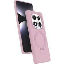 Anka Cep Cep Telefonu Aksesuarları Xiaomi Redmi Note 14 Pro 5g Regal Magsafe Standlı Silikon Kapak