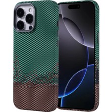 Anka Cep Cep Telefonu Aksesuarları Apple iPhone 16 Pro Max Kılıf Magsafe Şarj Özellikli Karbon Fiber Görünümlü Nekst Kapak