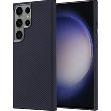 Anka Cep Cep Telefonu Aksesuarları Samsung Galaxy S23 Ultra Kılıf Magsafe Şarj Özellikli Karbon Fiber Görünümlü Nekst Kapak