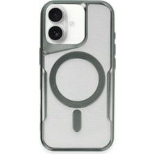 Anka Cep Cep Telefonu Aksesuarları Apple Iphone 16 Plus Kılıf Boyi Magsafe Silikon Kapak + Ekran Koruma + Kablo Koruma