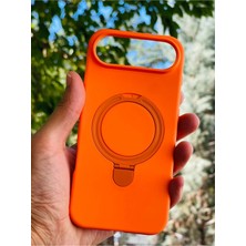 Anka Cep Cep Telefonu Aksesuarları Apple iPhone 17 Air Kılıf Regal Mgsafe Içi Kadife Soft Standlı Silikon Kapak