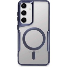Anka Cep Cep Telefonu Aksesuarları Samsung Galaxy S24 Kılıf Boyi Magsafe Silikon Kapak + Ekran Koruma + Kablo Koruma