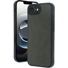 Anka Cep Cep Telefonu Aksesuarları Apple iPhone 16E Kılıf Aras Deri Görünümlü Kapak + Ekran Koruma + Kablo Koruma