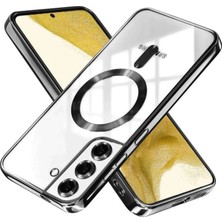 Anka Cep Cep Telefonu Aksesuarları Samsung Galaxy S22 Kılıf Kross Magneticsafe Kapak + Ekran Koruma + Kablo Koruma