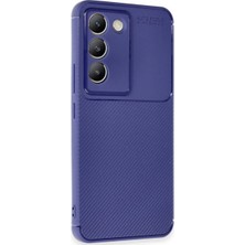 Anka Cep Cep Telefonu Aksesuarları Vivo V30 Lite 4g Kılıf Auto Focus Karbon Desenli Silikon Kapak