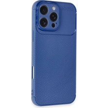 Anka Cep Cep Telefonu Aksesuarları Apple iPhone 16 Pro Max Kılıf Auto Focus Karbon Desenli Silikon Kapak