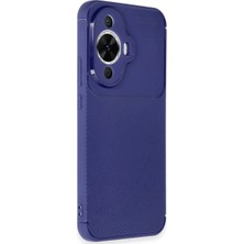 Anka Cep Cep Telefonu Aksesuarları Huawei Nova 12S Kılıf Auto Focus Karbon Desenli Silikon Kapak