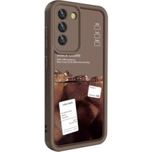 Anka Cep Cep Telefonu Aksesuarları Samsung Galaxy S21 Fe Kılıf Kamera Korumalı Baskılı Arka Yüzey Klas Silikon Kapak + Ekran Koruma