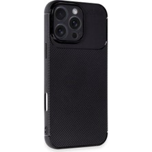 Anka Cep Cep Telefonu Aksesuarları Apple iPhone 16 Pro Max Kılıf Auto Focus Karbon Desenli Silikon Kapak