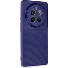 Anka Cep Cep Telefonu Aksesuarları Realme 12 Pro Plus Kılıf Auto Focus Karbon Desenli Silikon Kapak