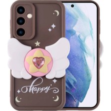 Anka Cep Cep Telefonu Aksesuarları Samsung Galaxy A25 Kılıf Kamera Korumalı Figür Tasarımlı Kapya Silikon Kapak
