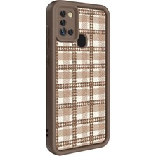 Anka Cep Cep Telefonu Aksesuarları Samsung Galaxy A21S Kılıf Kamera Korumalı Baskılı Arka Yüzey Klas Silikon Kapak + Ekran Koruma