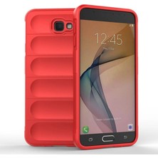 Anka Cep Cep Telefonu Aksesuarları Samsung Galaxy J7 Prime  Uyumlu  Kılıf Kamera Korumalı Içi Kadife Yumuşak Silikon  + Ekran Koruma