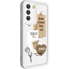 Anka Cep Cep Telefonu Aksesuarları Samsung Galaxy S21 Fe Kılıf Kamera Korumalı Baskılı Arka Yüzey Klas Silikon Kapak + Ekran Koruma